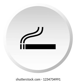 An Illustrated Icon Isolated on a Background - Cigarette