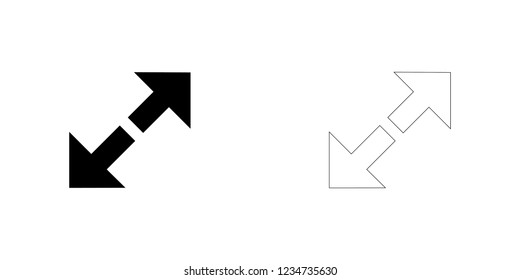 An Illustrated Icon Isolated on a Background - Zoom In