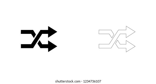 An Illustrated Icon Isolated on a Background - Swap