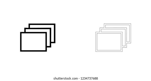An Illustrated Icon Isolated on a Background - Layers