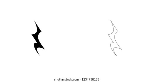 An Illustrated Icon Isolated on a Background - Crotchet Rest