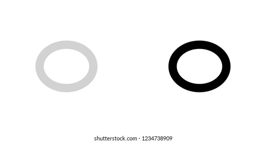 An Illustrated Icon Isolated on a Background - Whole Note