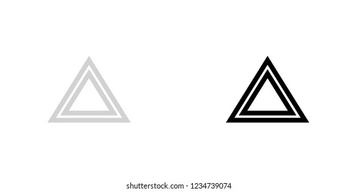 An Illustrated Icon Isolated on a Background - Warning Light