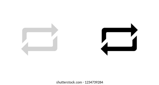 An Illustrated Icon Isolated on a Background - Squared Refresh