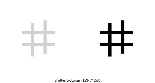 An Illustrated Icon Isolated on a Background - Sharp