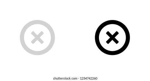 An Illustrated Icon Isolated on a Background - Round Cross-79