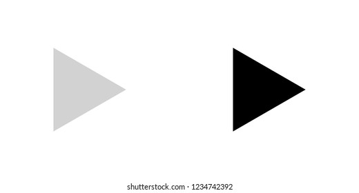 An Illustrated Icon Isolated on a Background - Play Forward