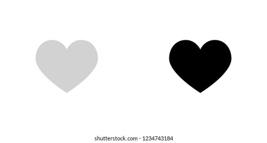 An Illustrated Icon Isolated on a Background - Heart
