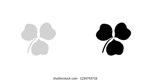 An Illustrated Icon Isolated on a Background - Clover