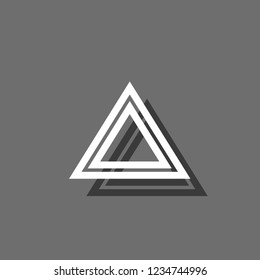 An Illustrated Icon Isolated on a Background - Warning Light