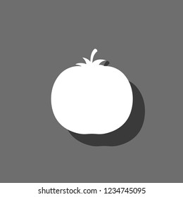 An Illustrated Icon Isolated on a Background - Tomato