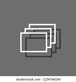 An Illustrated Icon Isolated on a Background - Layers