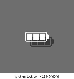 An Illustrated Icon Isolated on a Background - Full Battery