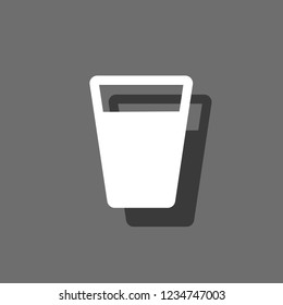 An Illustrated Icon Isolated on a Background - Cup Drink