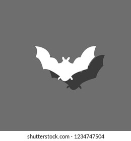 An Illustrated Icon Isolated on a Background - Bat