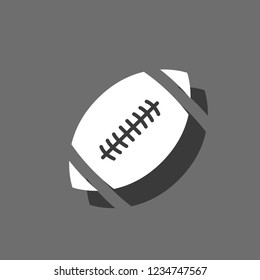 An Illustrated Icon Isolated on a Background - American Football