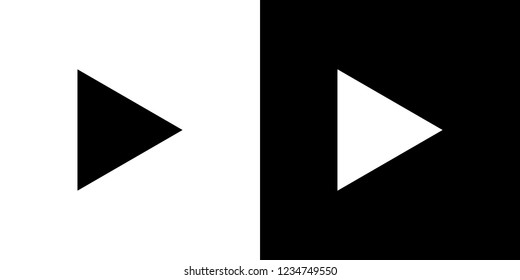 An Illustrated Icon Isolated on a Background - Play Forward