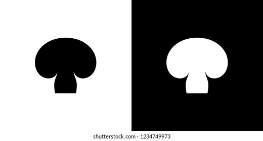 An Illustrated Icon Isolated on a Background - Mushroom