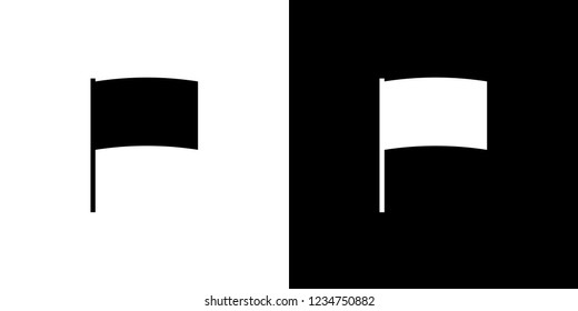 An Illustrated Icon Isolated on a Background - Arc Flag