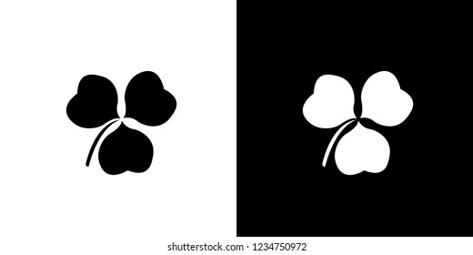 An Illustrated Icon Isolated on a Background - Clover