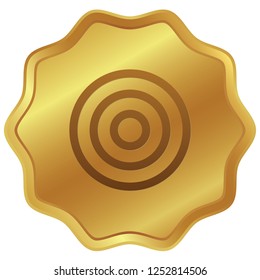 An Illustrated Icon Isolated on a Background - Target