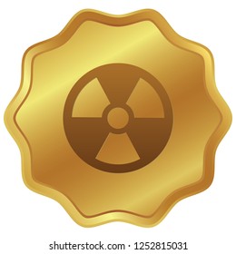 An Illustrated Icon Isolated on a Background - Radio Active