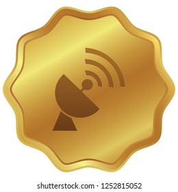 An Illustrated Icon Isolated on a Background - Radar