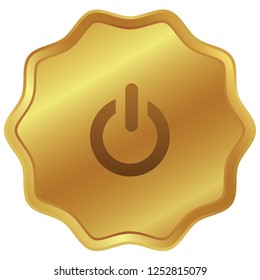 An Illustrated Icon Isolated on a Background - Power