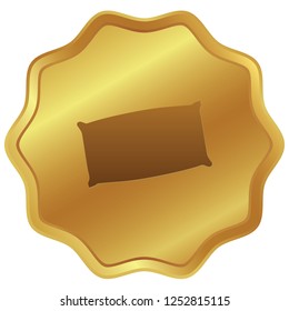 An Illustrated Icon Isolated on a Background - Pillow