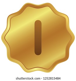 An Illustrated Icon Isolated on a Background - I