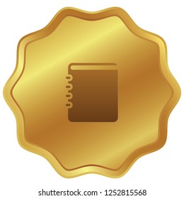 An Illustrated Icon Isolated on a Background - Contacts