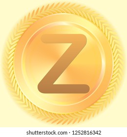 An Illustrated Icon Isolated on a Background - Z