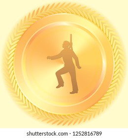 An Illustrated Icon Isolated on a Background - Safety Harness
