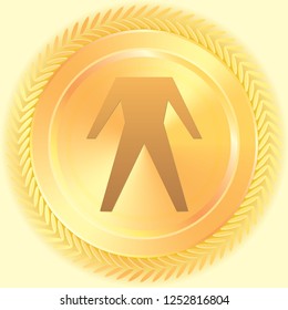 An Illustrated Icon Isolated on a Background - Safety Suit
