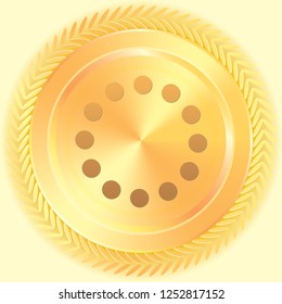 An Illustrated Icon Isolated on a Background - Round Loading