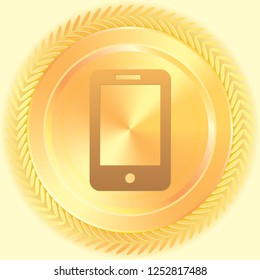 An Illustrated Icon Isolated on a Background - Mobile