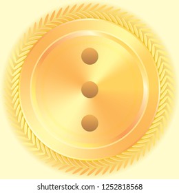 An Illustrated Icon Isolated on a Background - 3 Dots Menu