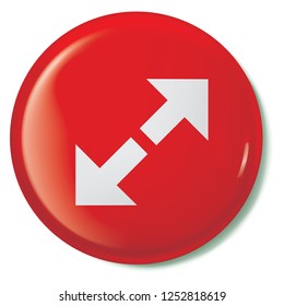 An Illustrated Icon Isolated on a Background - Zoom In