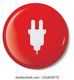 An Illustrated Icon Isolated on a Background - Universal Plug
