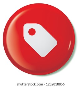 An Illustrated Icon Isolated on a Background - Tag