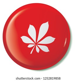 An Illustrated Icon Isolated on a Background - Leaf2