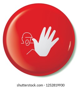 An Illustrated Icon Isolated on a Background - High Five