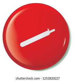 An Illustrated Icon Isolated on a Background - Gas Cannister