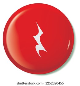 An Illustrated Icon Isolated on a Background - Crotchet Rest