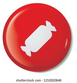 An Illustrated Icon Isolated on a Background - Candy