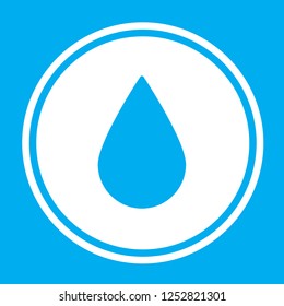 An Illustrated Icon Isolated on a Background - Water Drop