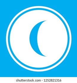 An Illustrated Icon Isolated on a Background - Waning Gibbous Moon-96