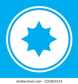 An Illustrated Icon Isolated on a Background - Sunshine