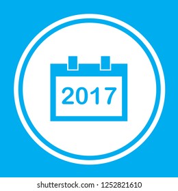An Illustrated Icon Isolated on a Background - Square Calendar Year