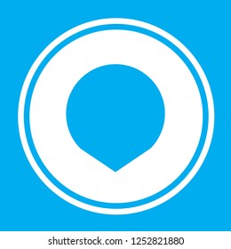 An Illustrated Icon Isolated on a Background - Short Map Pointer